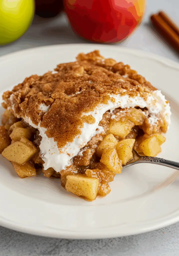 Apple Snickerdoodle Dump Cake