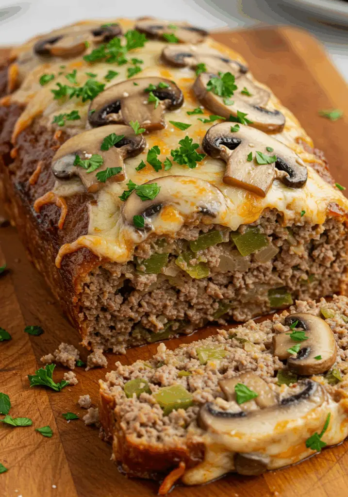 Philly Cheesesteak Meatloaf