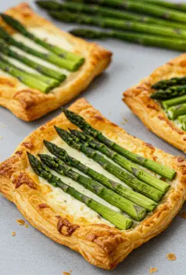 Asparagus Puff Pastry Tarts