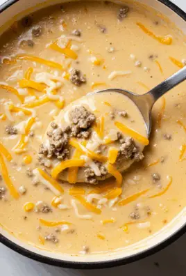 Creamy Cheeseburger Soup