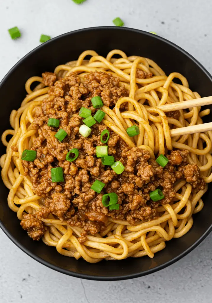 Mongolian Beef Noodles