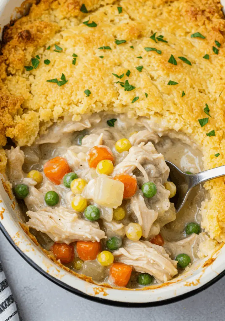 Easy Slow Cooker Chicken Pot Pie