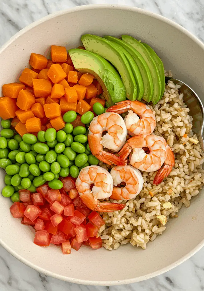 Tropical Shrimp Rice Bowl
