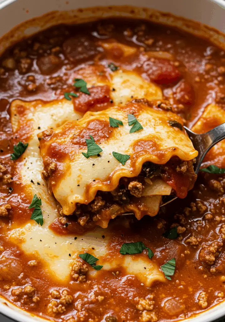 Lasagna Soup
