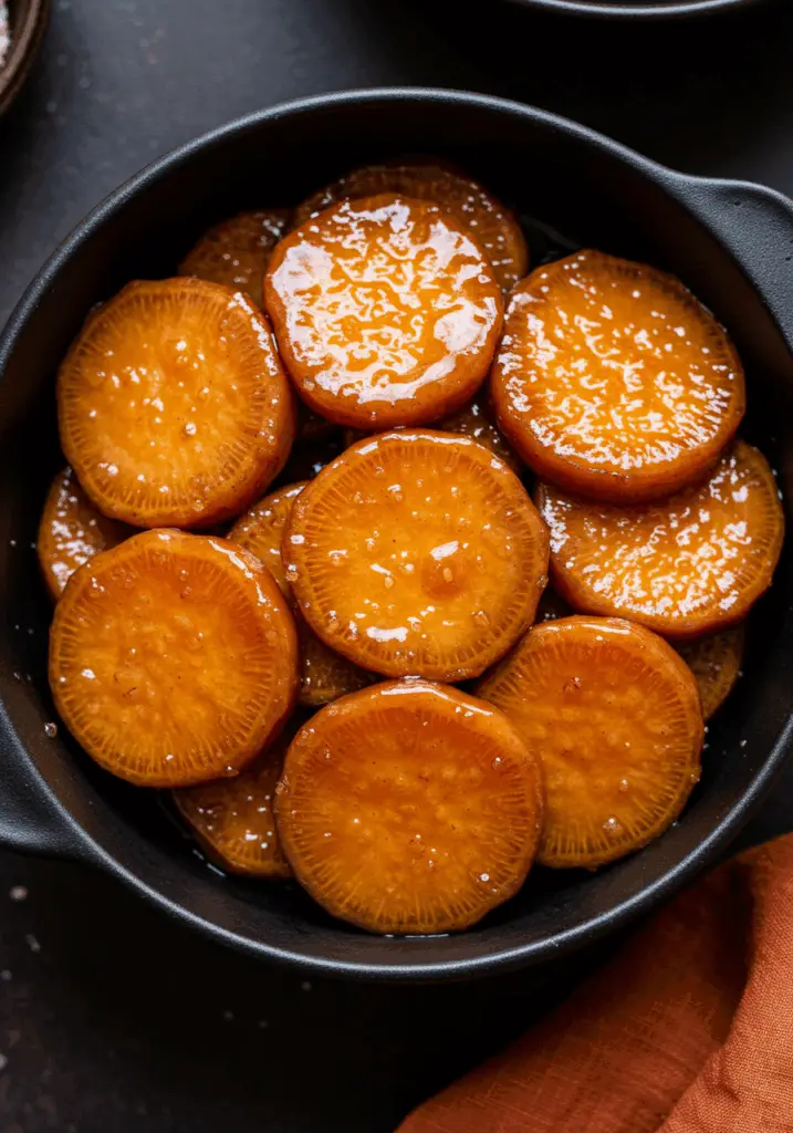 Cinnamon Maple Roasted Sweet Potatoes
