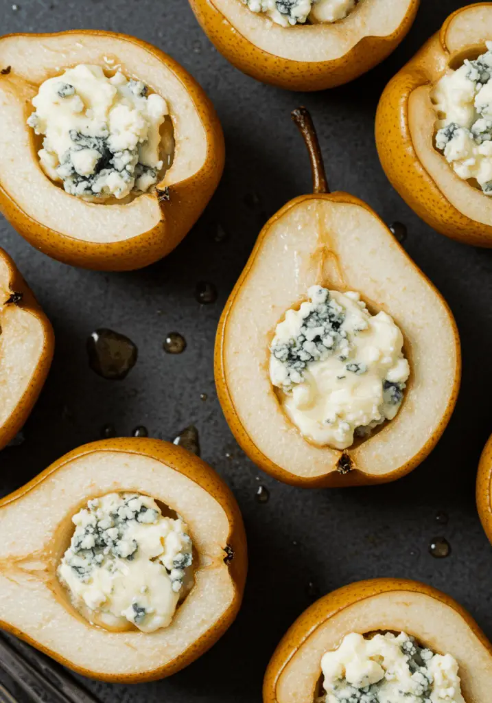 Elegant Blue Cheese Stuffed Pears
