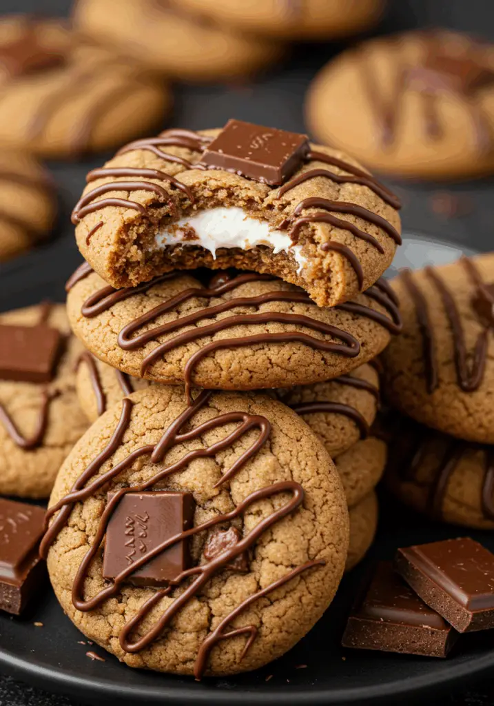 Gooey Reese’s Cheesecake Cookies
