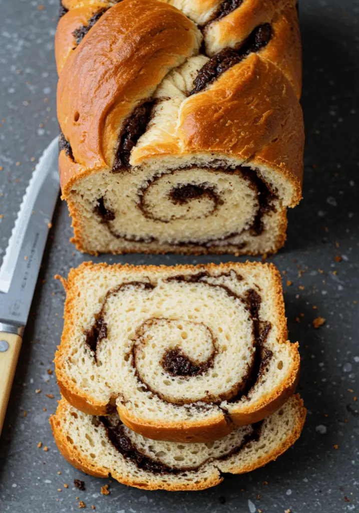 Chocolate Swirl Milk Bread
