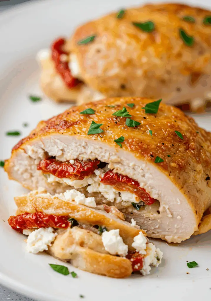 Sun-Dried Tomato Feta Stuffed Chicken

