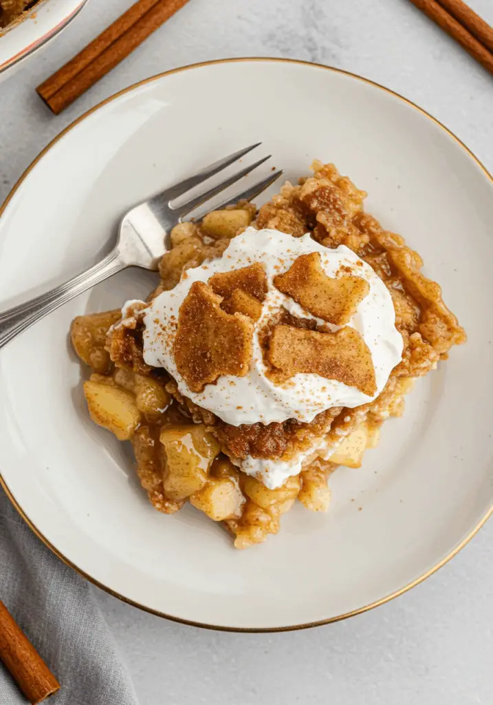 Apple Snickerdoodle Dump Cake
