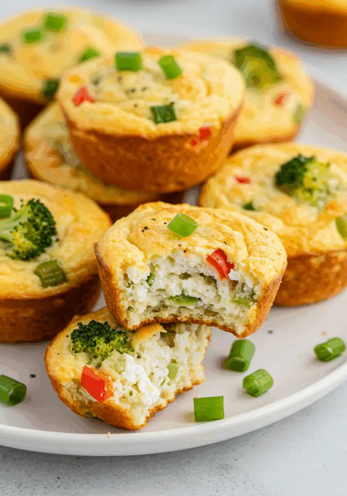 Savory Cottage Cheese Breakfast Muffins