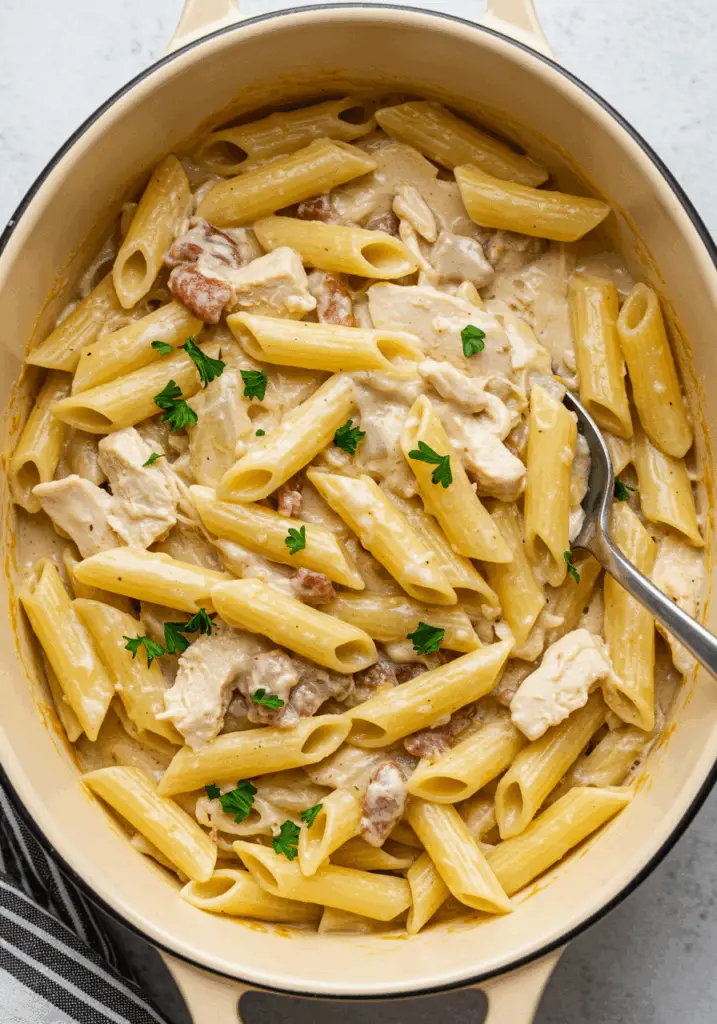 Crockpot Olive Garden Chicken Pasta