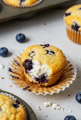 Blueberry Cottage Cheese Muffins