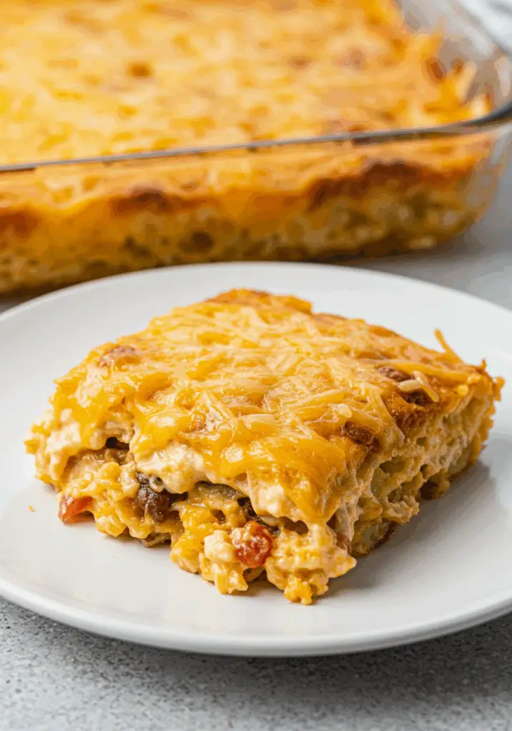 Taco Hashbrown Casserole