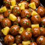 Crockpot Hawaiian Meatballs