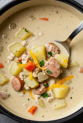 Creamy Turkey Sausage and Potato Soup