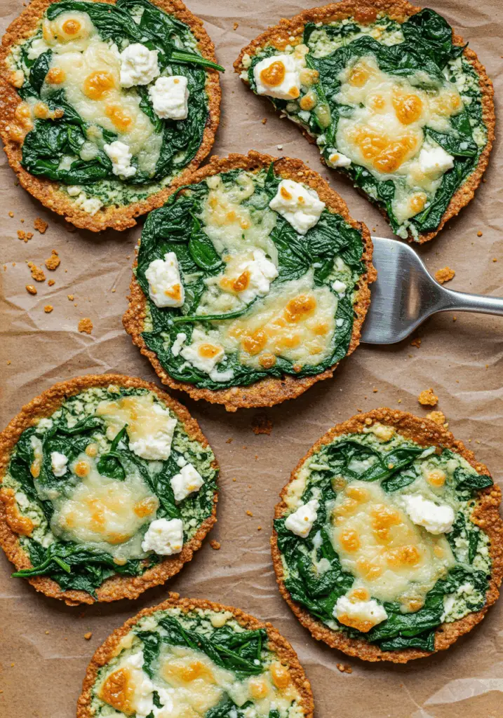 Mediterranean Spinach and Feta Crisps