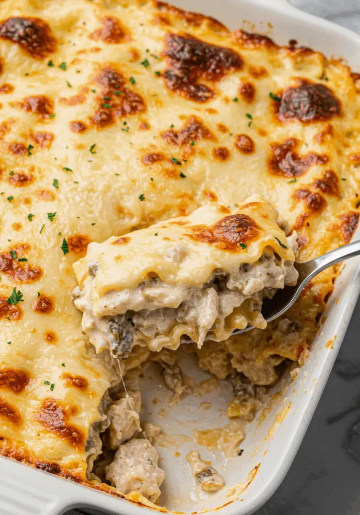 Chicken Alfredo Lasagna