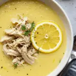 Mediterranean Lemon Chicken Soup