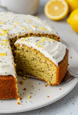 Moist Lemon Poppy Seed Cake