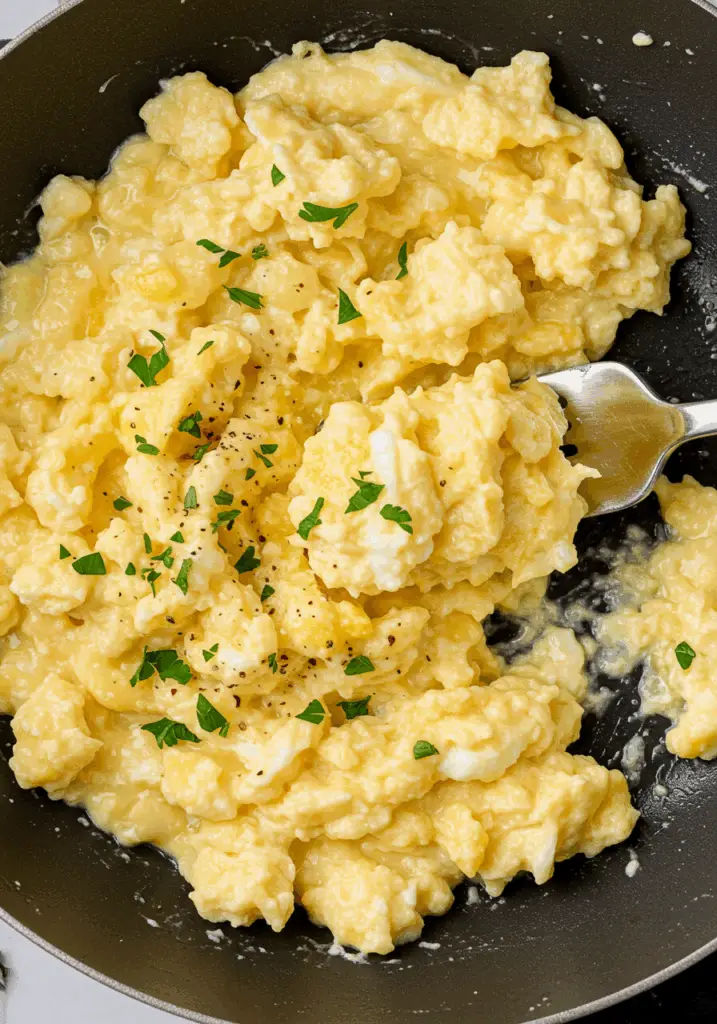 Creamy Boursin Scrambled Eggs
