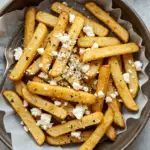 Greek Feta Fries with Feta Cheese