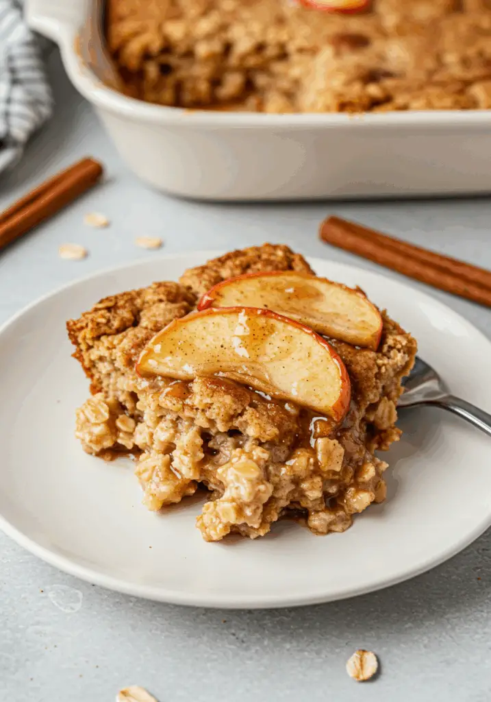 Amish-Style Apple and Cinnamon Baked Oatmeal