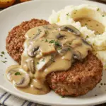 Meatloaf with Mushroom Gravy