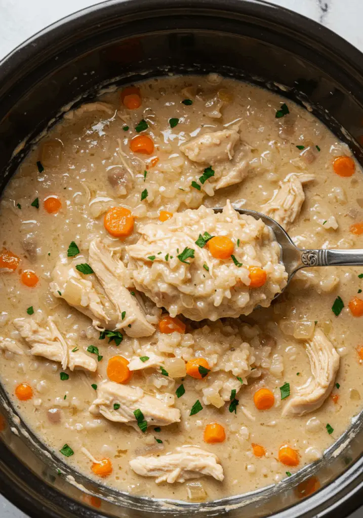 Crockpot Chicken and Rice