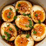 Spicy Chili Garlic Deviled Eggs