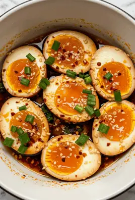 Spicy Chili Garlic Deviled Eggs