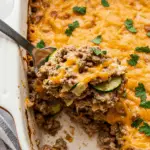 Ground Beef Zucchini Casserole