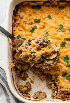 Ground Beef Zucchini Casserole