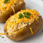 Crack Chicken Stuffed Baked Potatoes