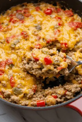 Ground Turkey and Peppers