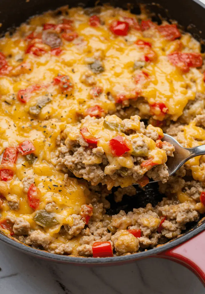 Ground Turkey and Peppers