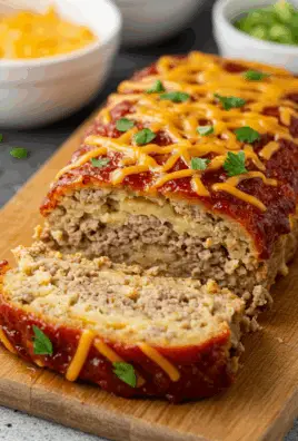 Ultimate Loaded Potato Meatloaf