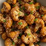 Sweet and Spicy Baked Cauliflower