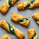 Spinach and Feta Puff Pastry Twists
