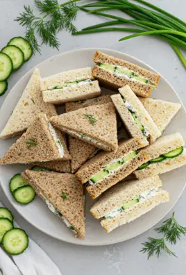 Cucumber Party Sandwiches