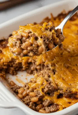 Ground Beef & Baked Bean Casserole