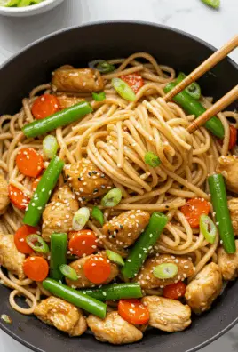 Chicken Teriyaki Noodles
