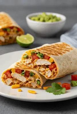Chipotle Ranch Grilled Chicken Burrito