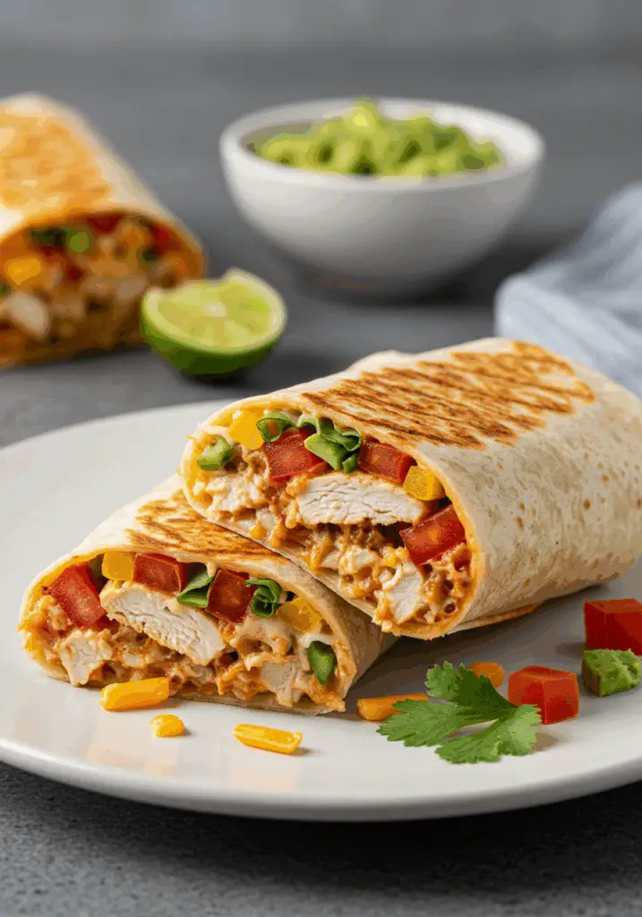 Chipotle Ranch Grilled Chicken Burrito
