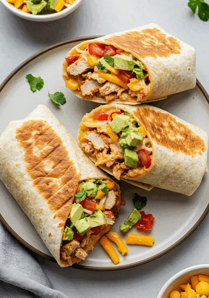 Chipotle Ranch Grilled Chicken Burrito