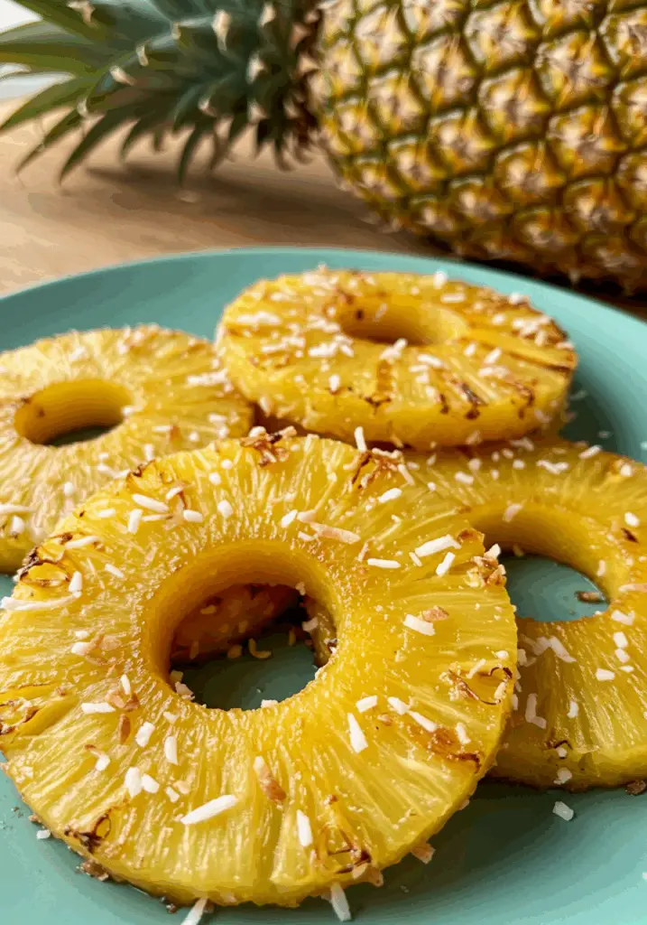 Fried Pineapple with Coconut Crust