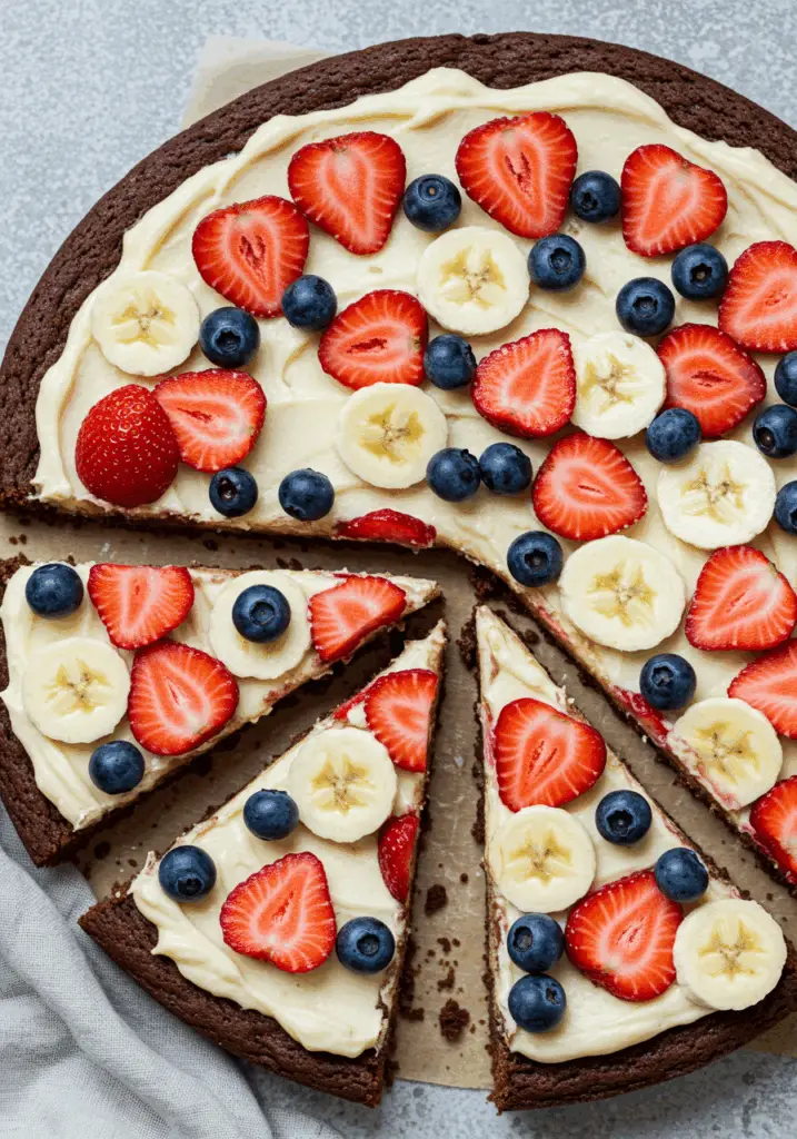Brownie Fruit Pizza