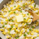Hot buttered corn rice