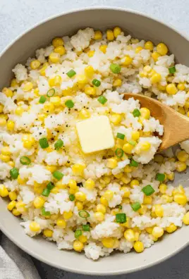 Hot buttered corn rice