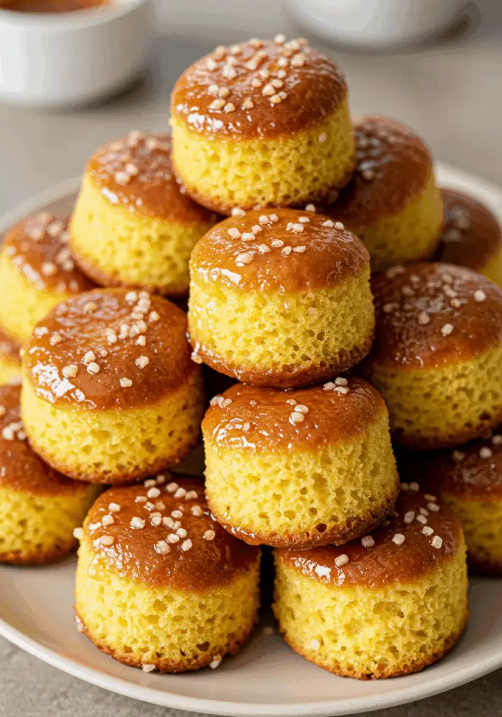 Honey Butter Cornbread Poppers